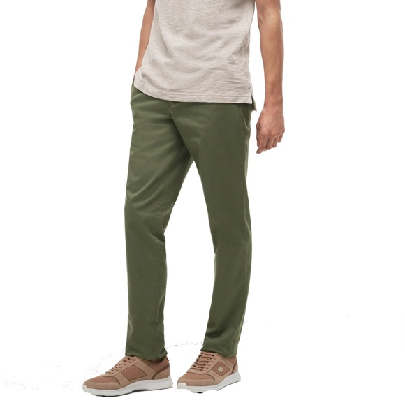 men's slim fit stretch chino pants